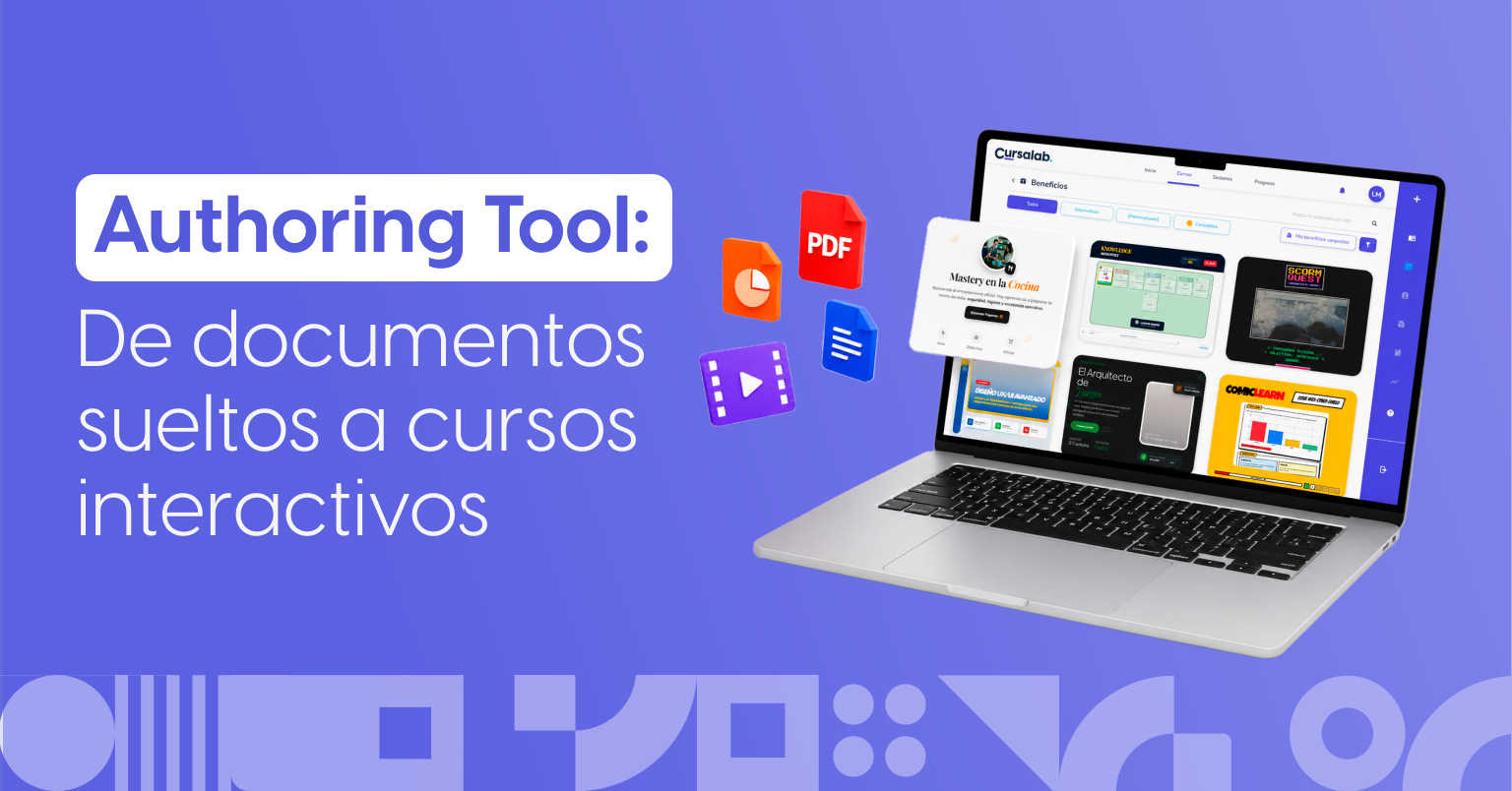 Authoring Tool. Crea cursos gamificados en minutos.
